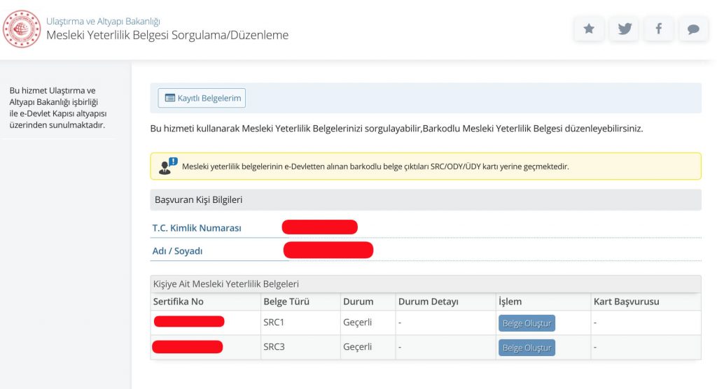 SRC Belgesi Sorgulama e-Devlet’te Nasıl Yapılır?