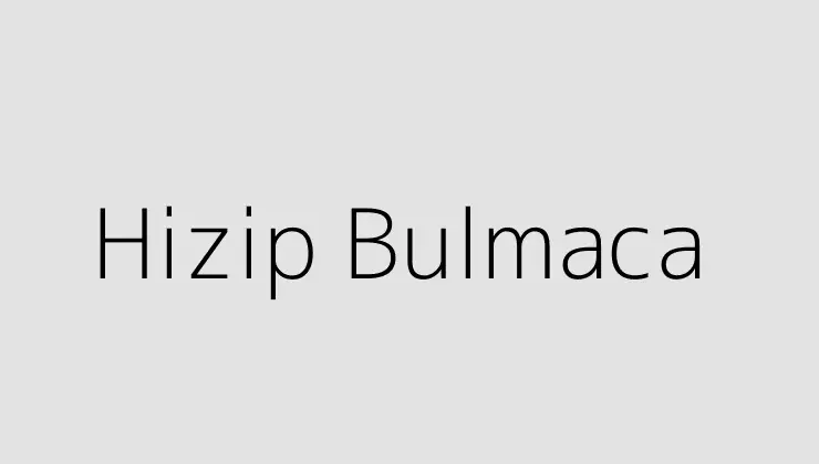 Hizip Bulmaca