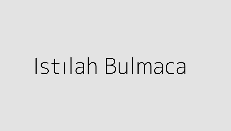 Istılah Bulmaca