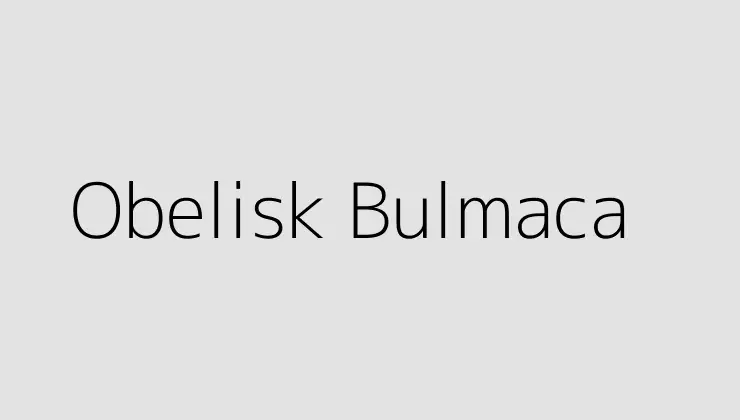 Obelisk Bulmaca