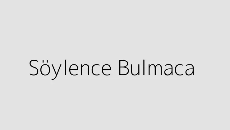 Söylence Bulmaca