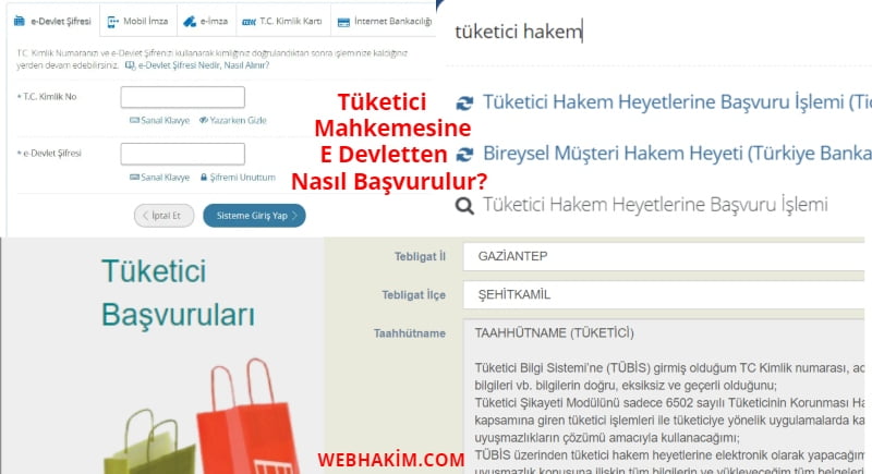 Tüketici Mahkemesine E Devletten Nasıl Başvurulur? [Dilekçe]