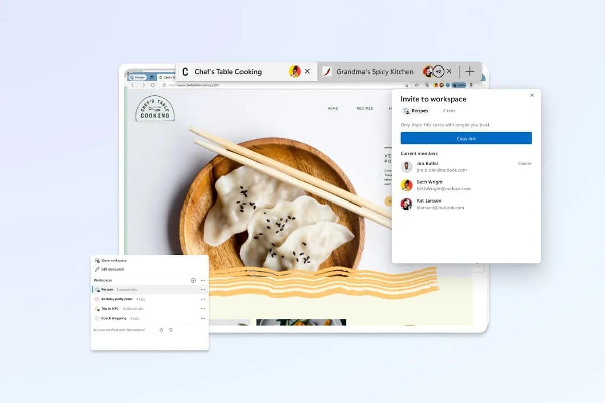 Microsoft Edge Workspaces daha çok kişiye açıldı