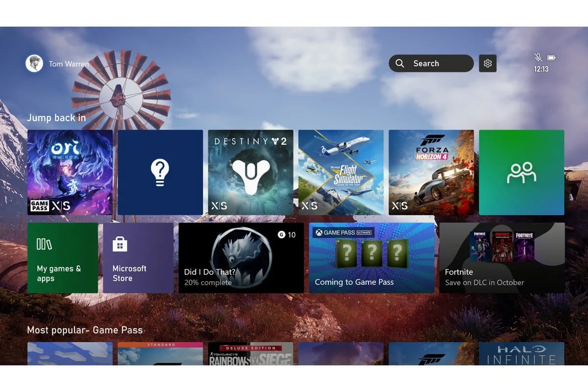 Xbox Home UI yeniliklerinde geri adım