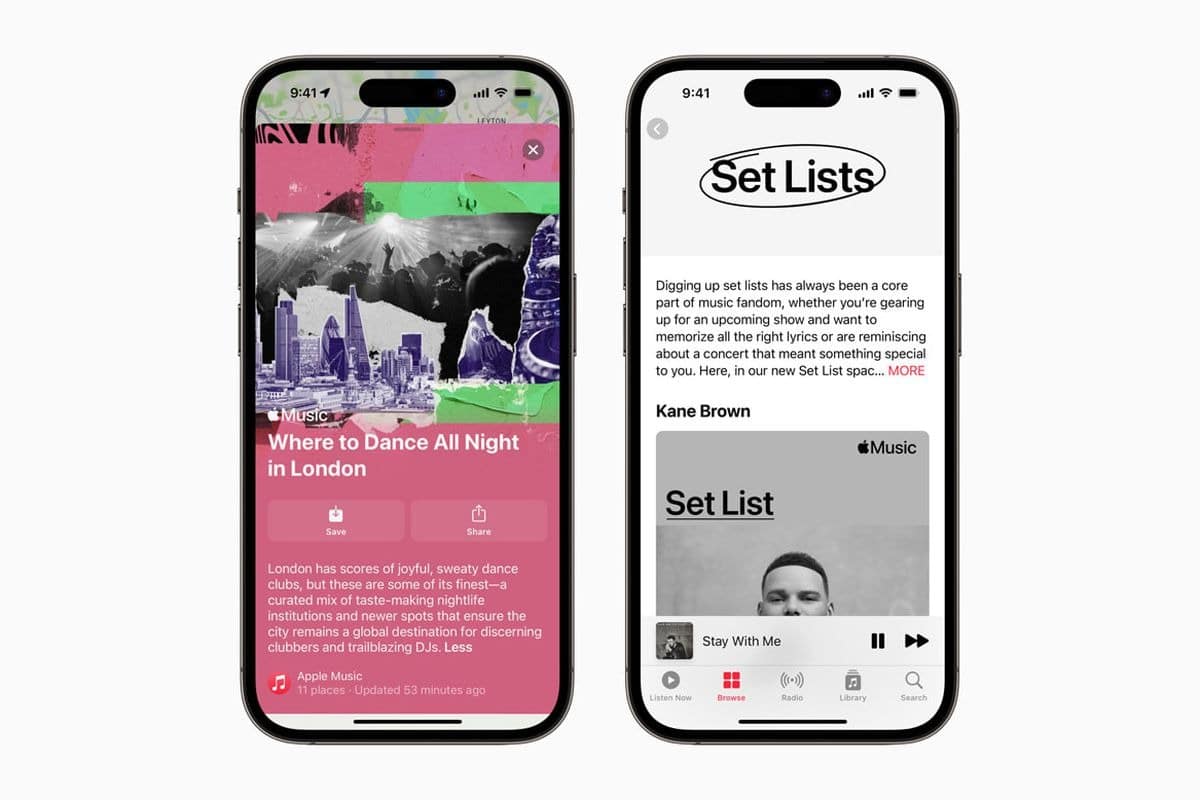 Apple, Konser Keşfetme Özelliklerini Haritalar ve Müzik Uygulamalarına Ekliyor