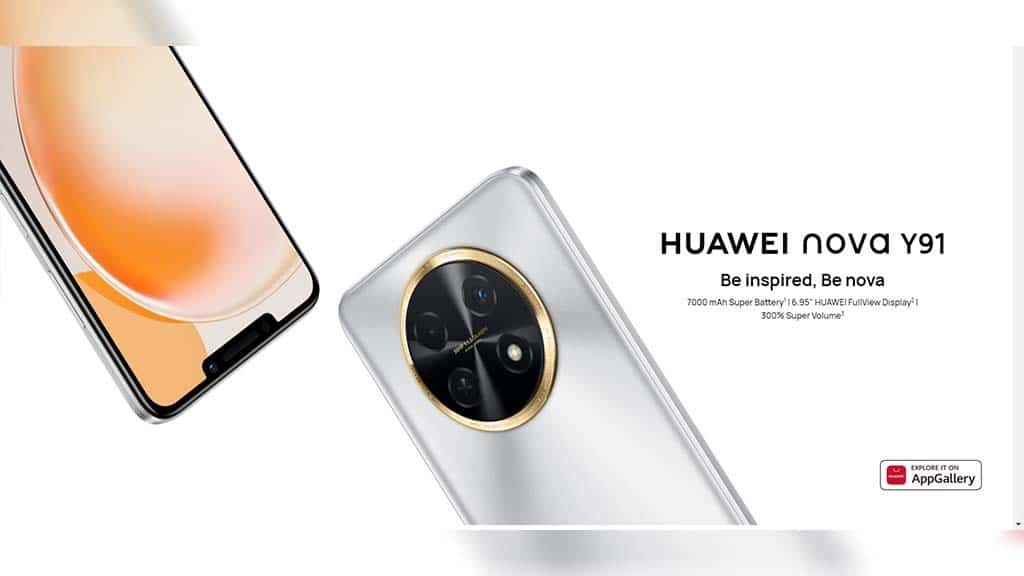 Huawei Nova Y91 devasa pille geliyor