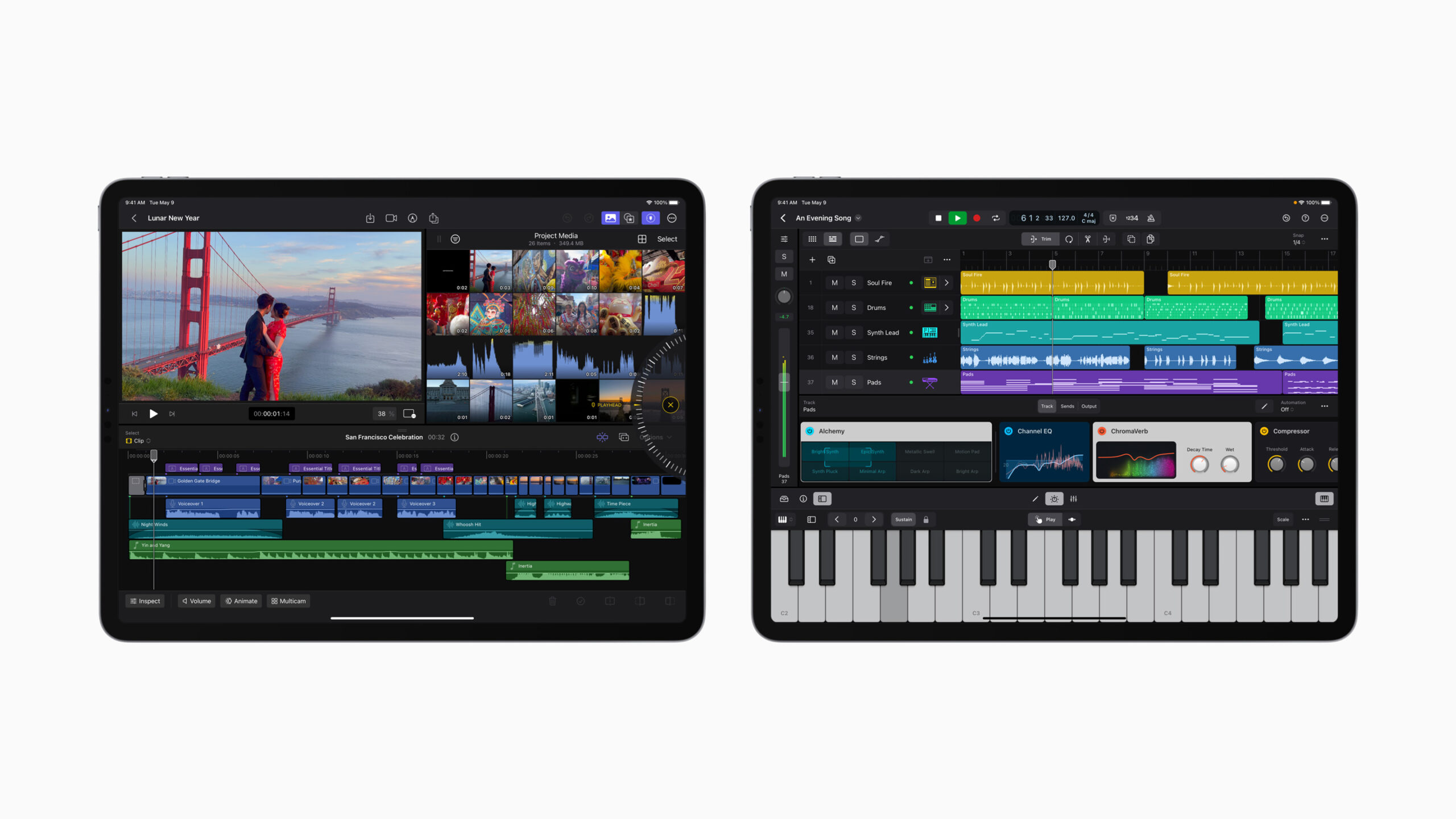 Final Cut Pro ve Logic Pro’nun iPad sürümleri çıktı