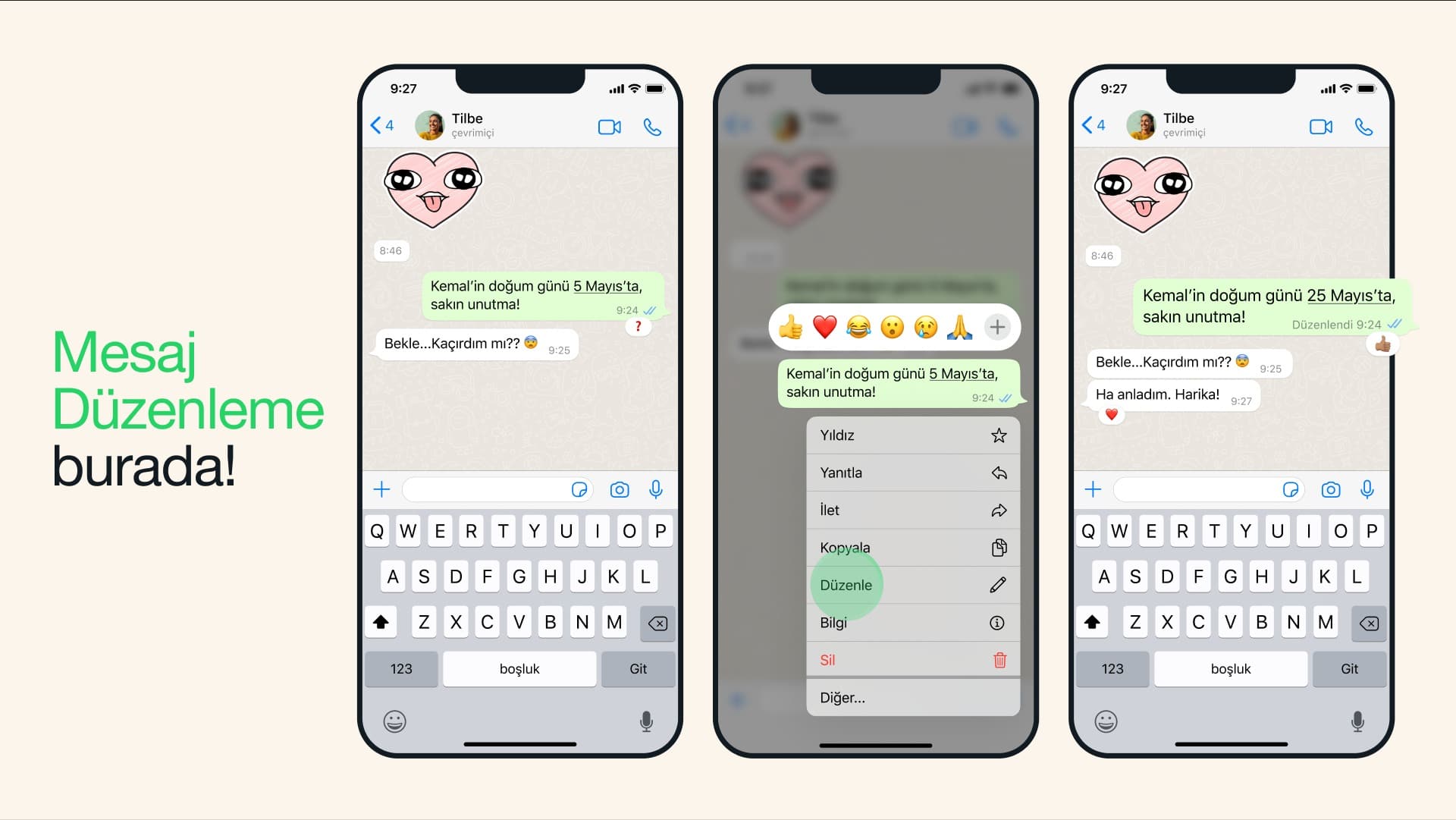 WhatsApp mesaj düzenleme özelliğini-duyurdu – Teknoblog