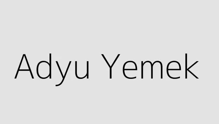 Adyu Yemek