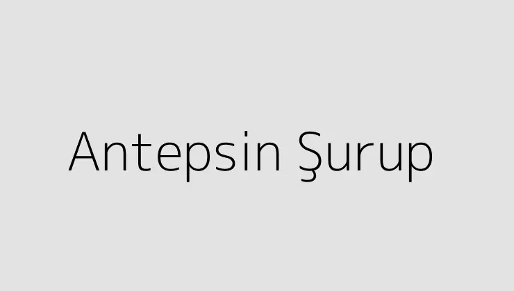 Antepsin Şurup