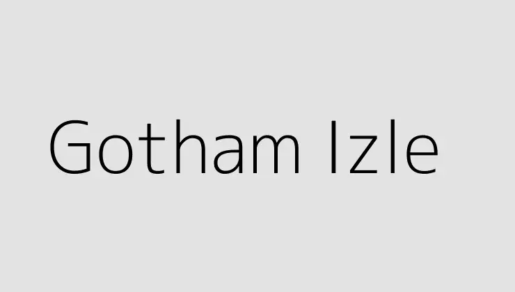 Gotham Izle