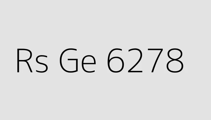 Rs Ge 6278