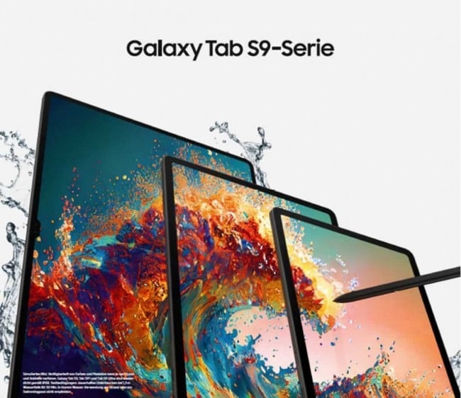 Galaxy Tab S9 serisinin tanıtım görselleri sızdı