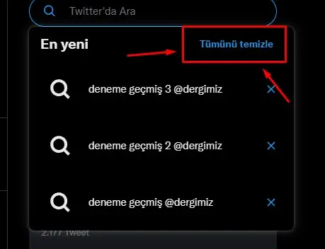 Twitter Arama Geçmişi Silme Kesin Çözüm 2024